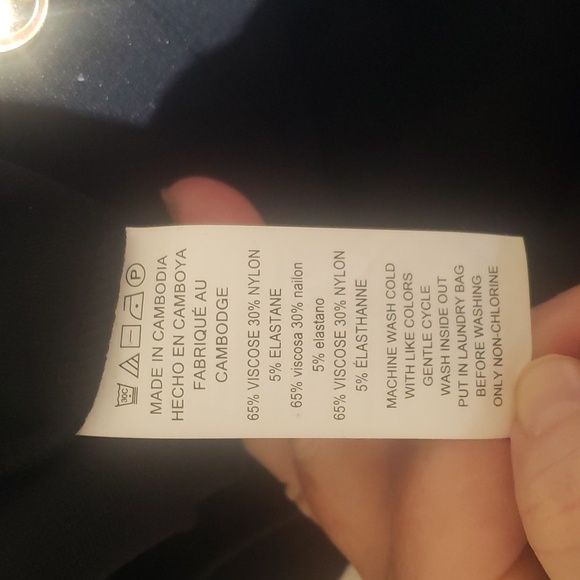 Nwt Michael Kors large pull on black pants straight legs - Picture 11 of 12